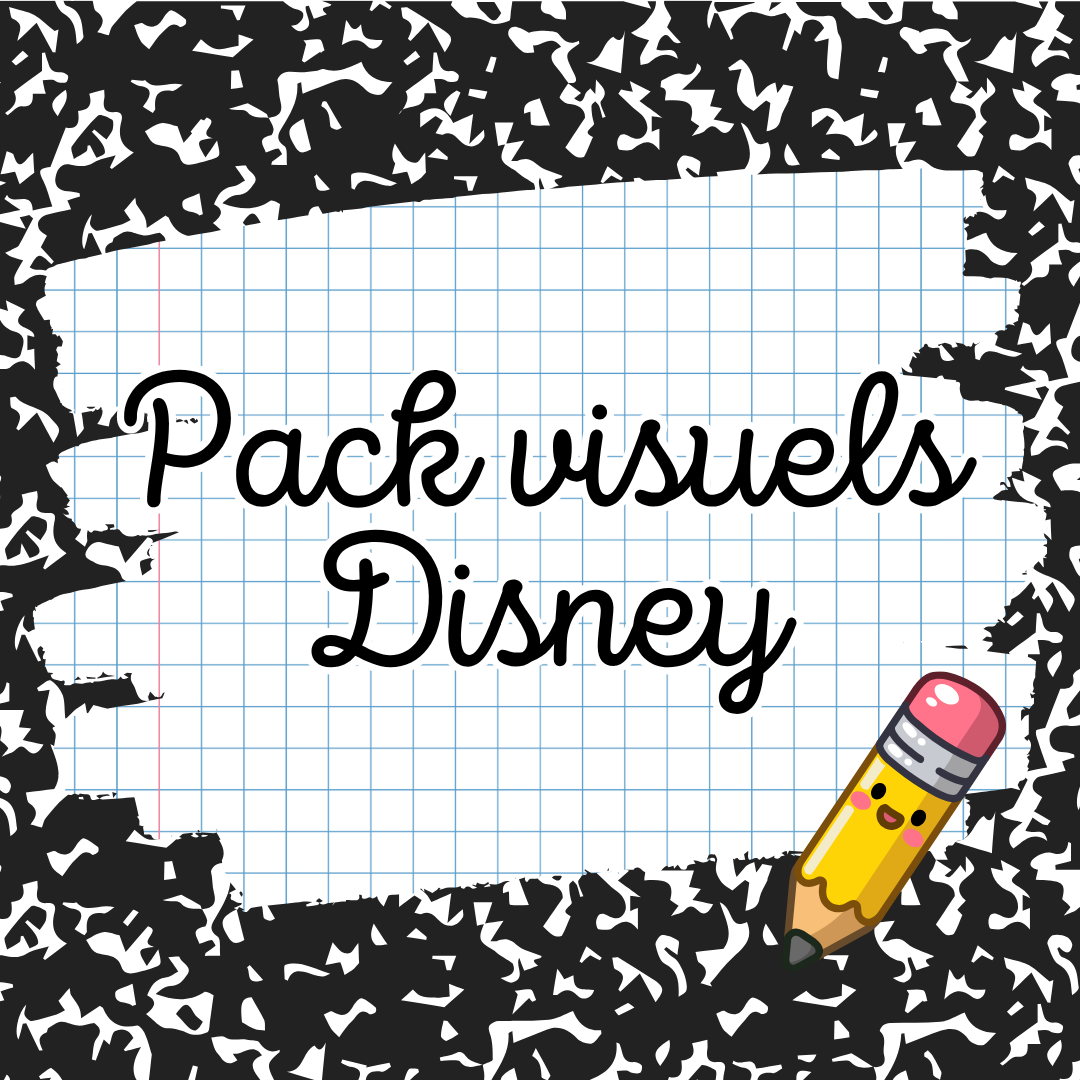 Pack 50 visuels Disney
