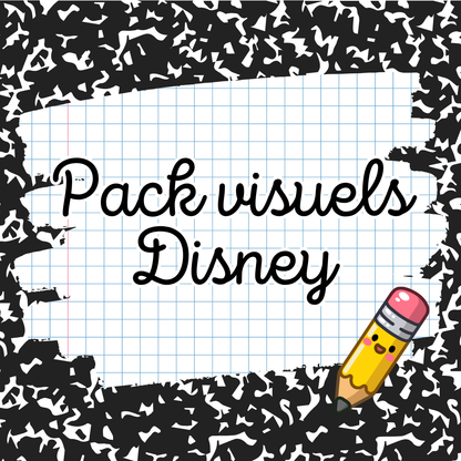 Pack 50 visuels Disney