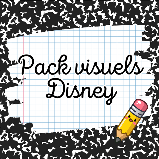 Pack 50 visuels Disney
