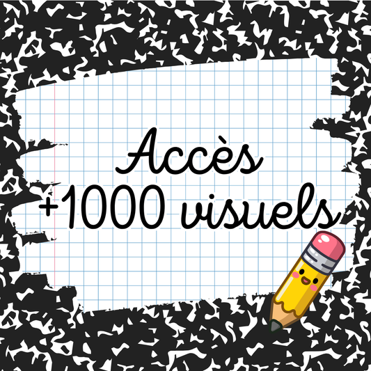 Accès + de 1000 visuels